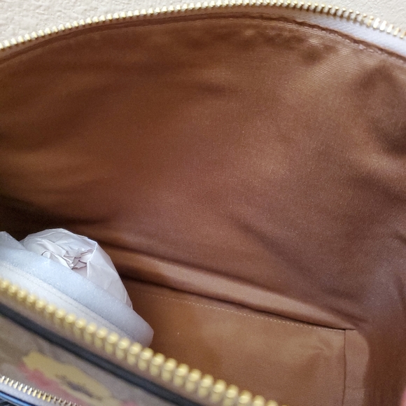 Coach Kacey Satchel In Signature Canvas With Floral Cluster Print - Picture 15 of 16